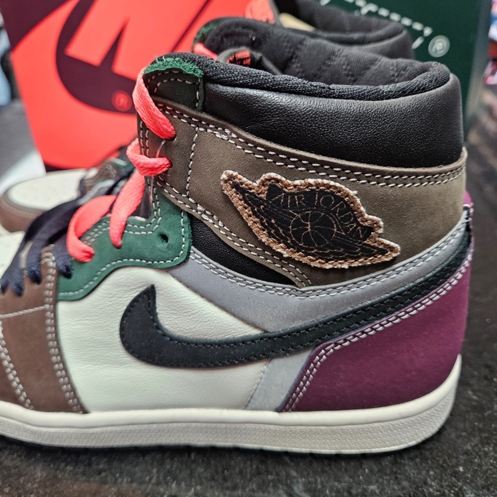 Air Jordan 1 High OG Hand Crafted sz 8 - Picture 5 of 11